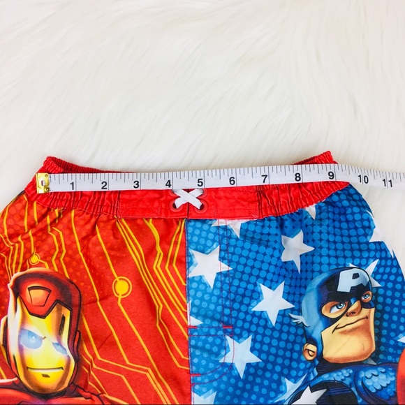 Marvel Superhero Squad Swim Trunks Size 5T - Picture 5 of 6
